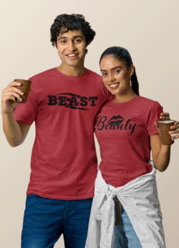 Beauty Beast Couple T-Shirt