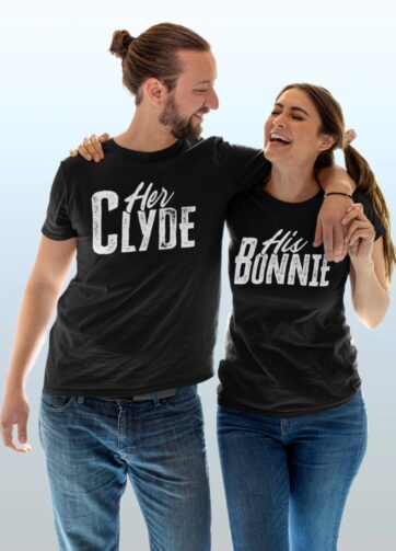 Bonnie Clyde Couple T-Shirt